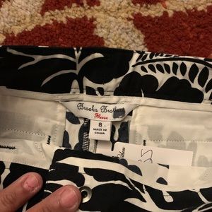 Black n white shorts